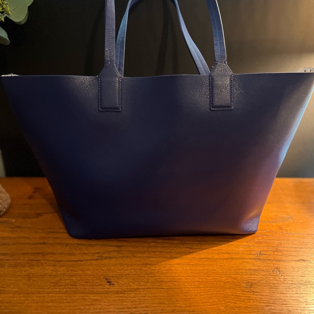 Kate Spade Blue Reversible Tote Bag - Picture 3 of 9
